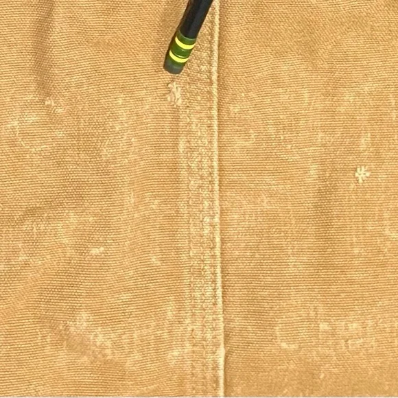 Vintage Carhartt Women M Detroit Jacket Sherpa Lined Wj097 Cml Brown Tan Y2k - Picture 9 of 14
